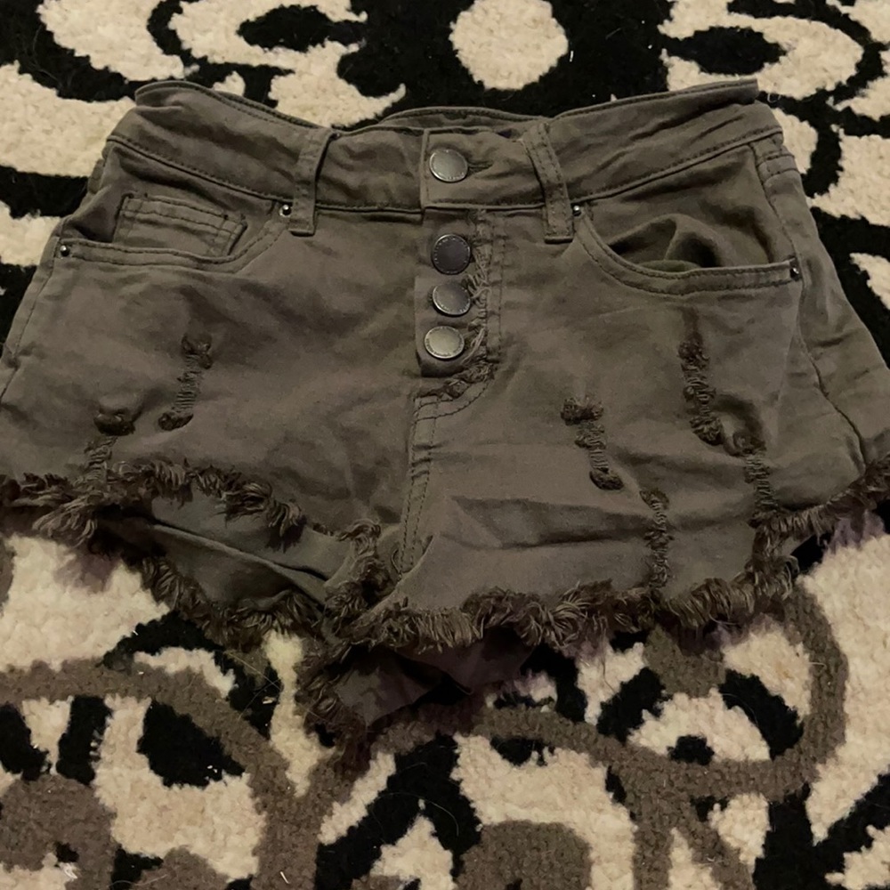 High rise short shorts